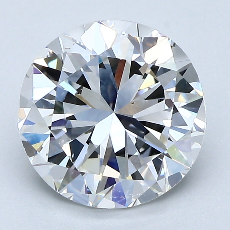 2.5 Carat Round Cut Natural Diamond