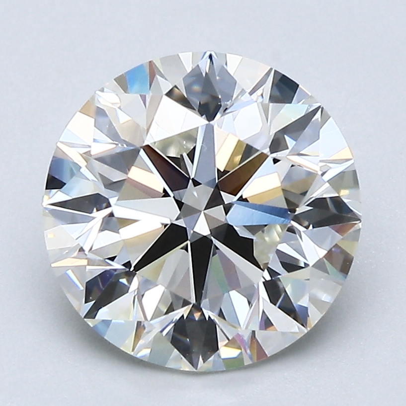 2.82 Carat Round Cut Natural Diamond