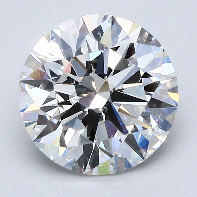 2.5 Carat Round Cut Natural Diamond