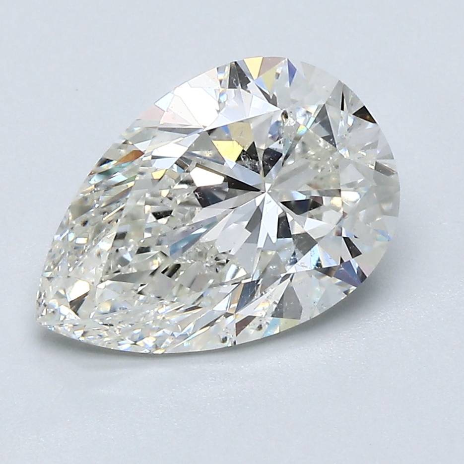 2.53 Carat Pear Cut Natural Diamond