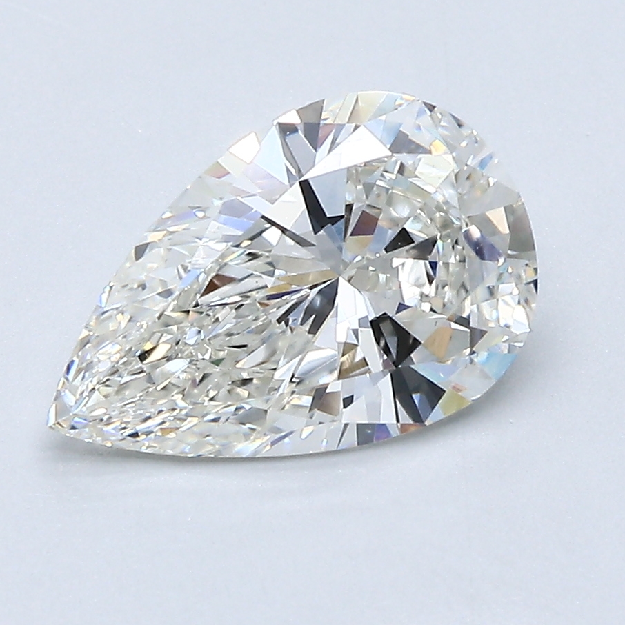 1.7 Carat Pear Cut Natural Diamond