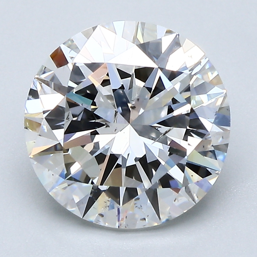 3.01 Carat Round Cut Natural Diamond