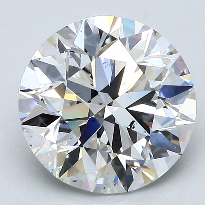2.5 Carat Round Cut Natural Diamond