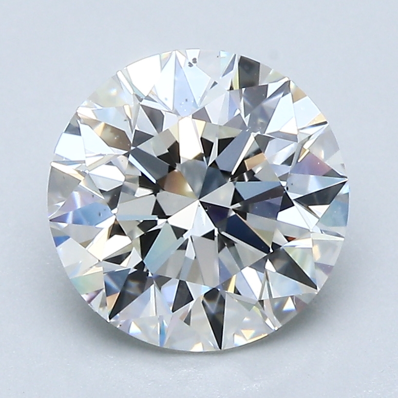 2.5 Carat Round Cut Natural Diamond