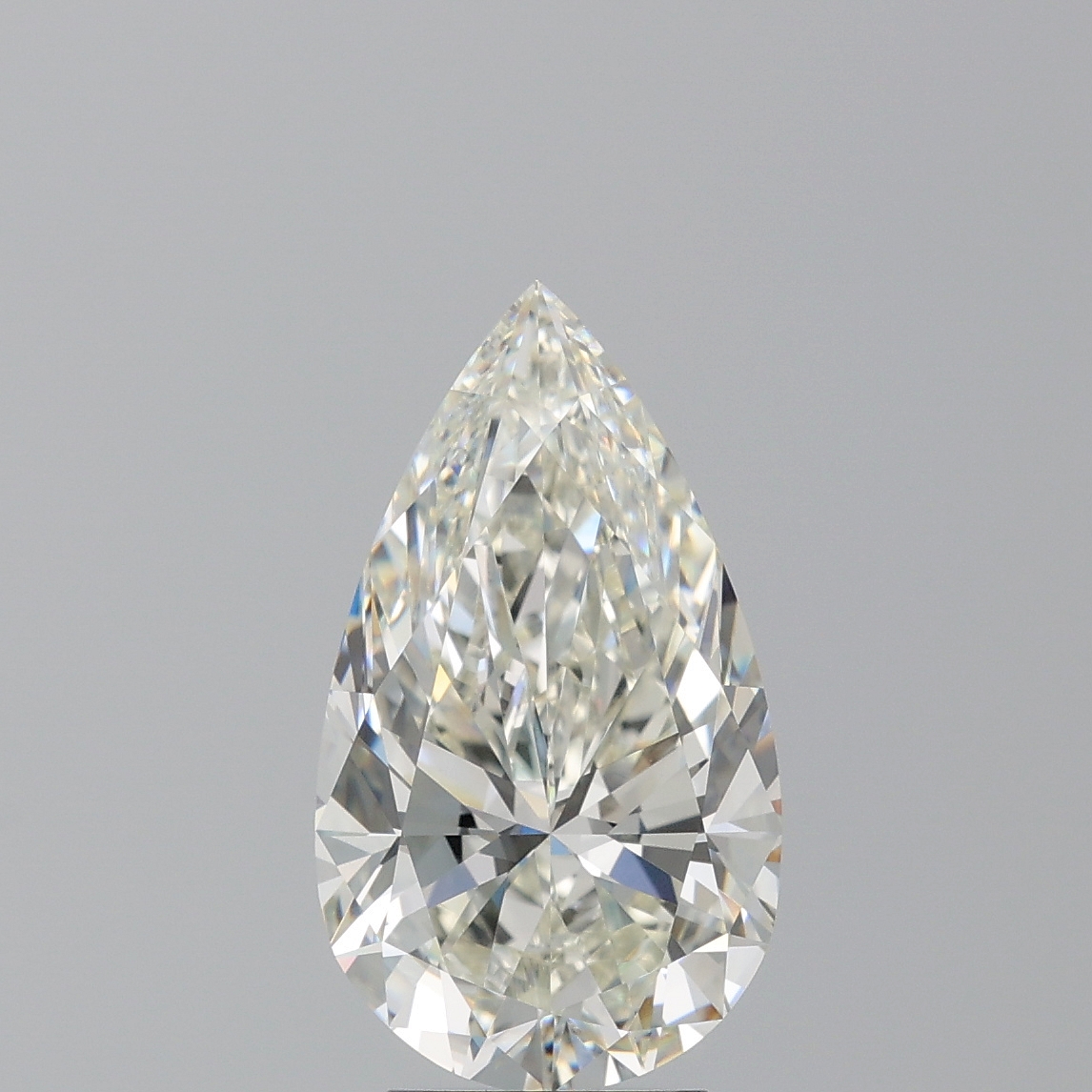 4.02 Carat Pear Cut Natural Diamond