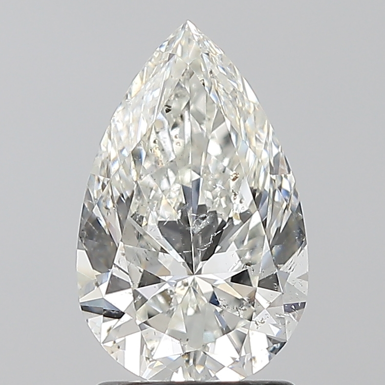 1.7 Carat Pear Cut Natural Diamond