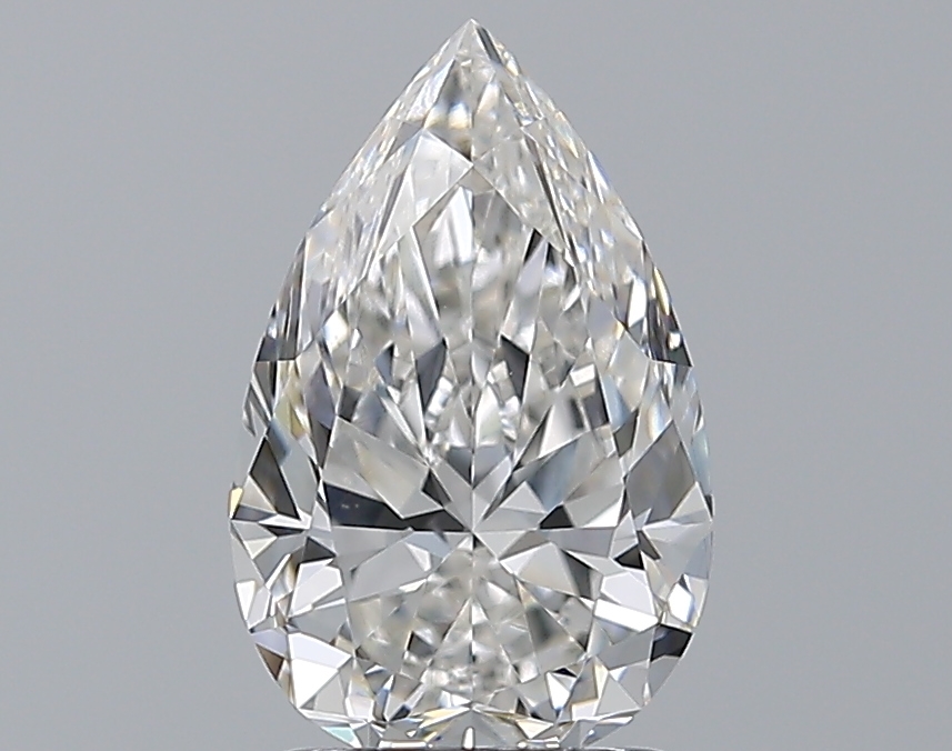 1.7 Carat Pear Cut Natural Diamond