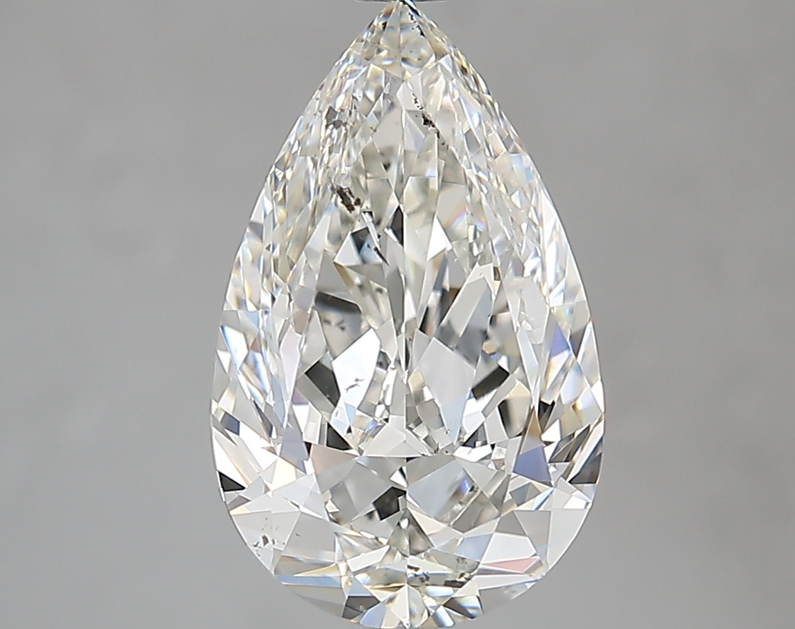 3.01 Carat Pear Cut Natural Diamond