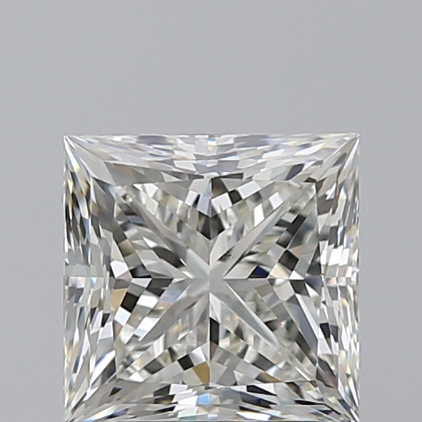 3.02 Carat Princess Cut Natural Diamond