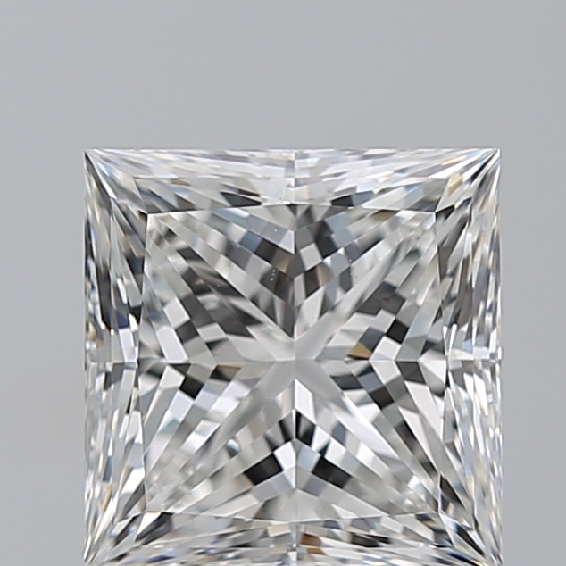 4.08 Carat Princess Cut Natural Diamond