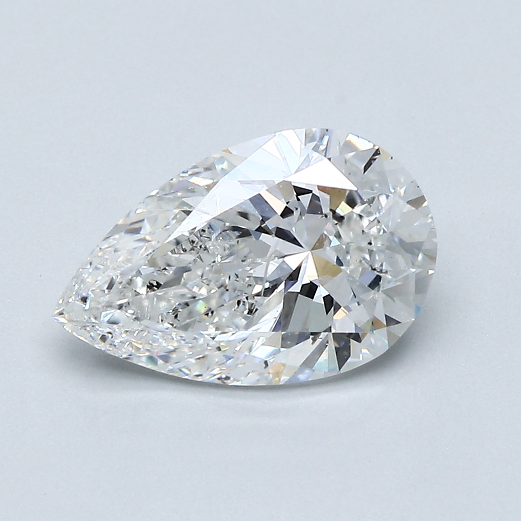 2.01 Carat Pear Cut Natural Diamond