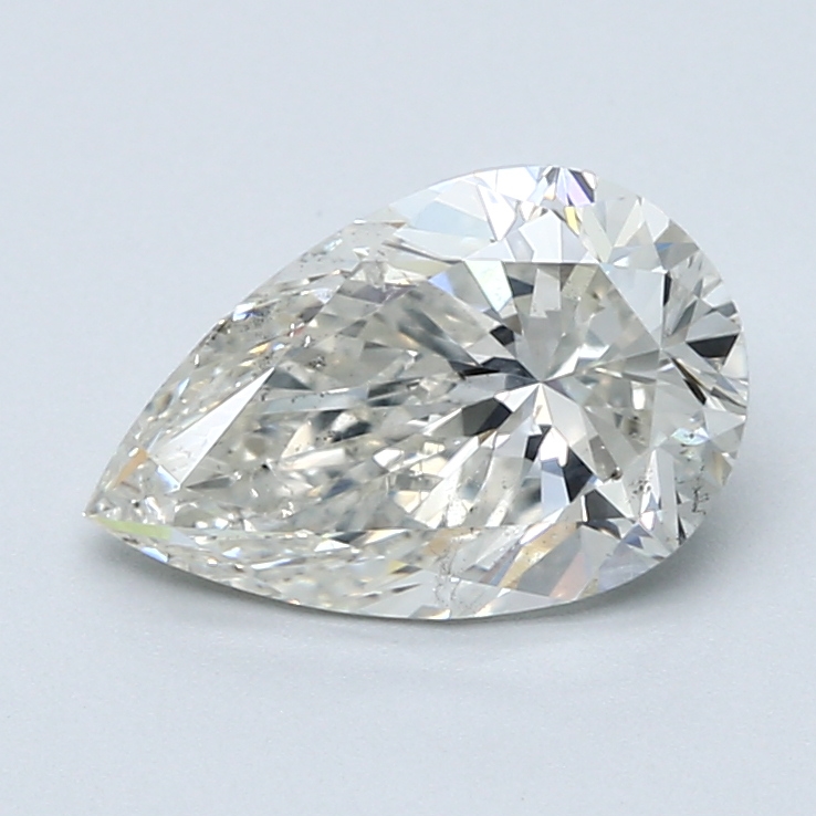 2.01 Carat Pear Cut Natural Diamond