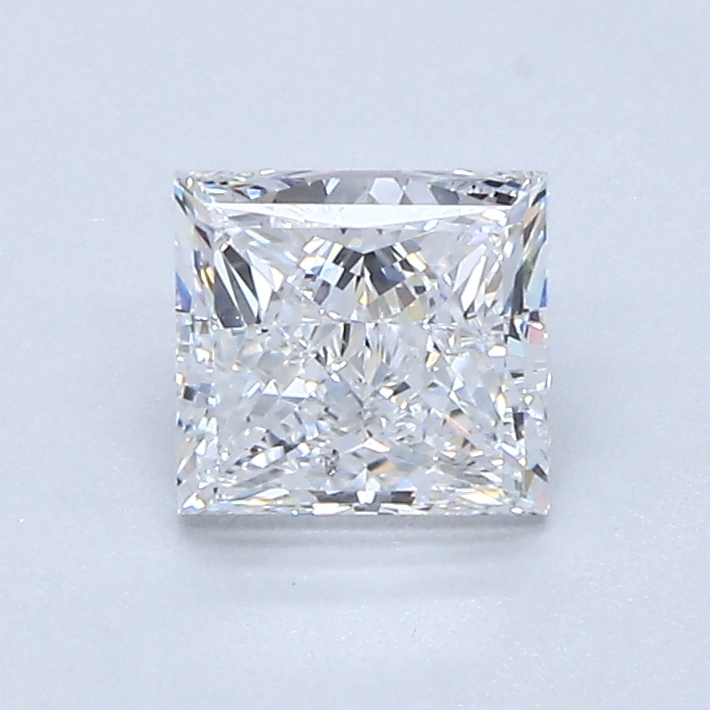 1 Carat Princess Cut Natural Diamond