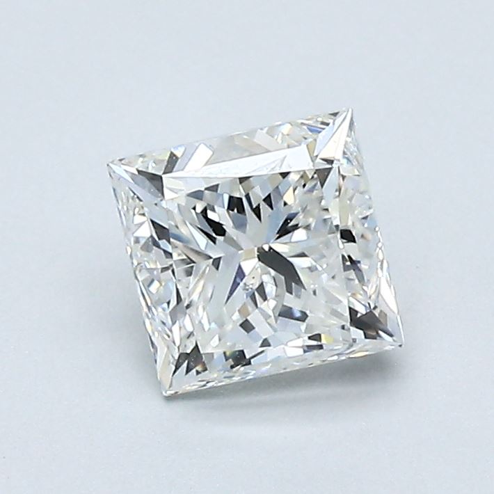 1 Carat Princess Cut Natural Diamond