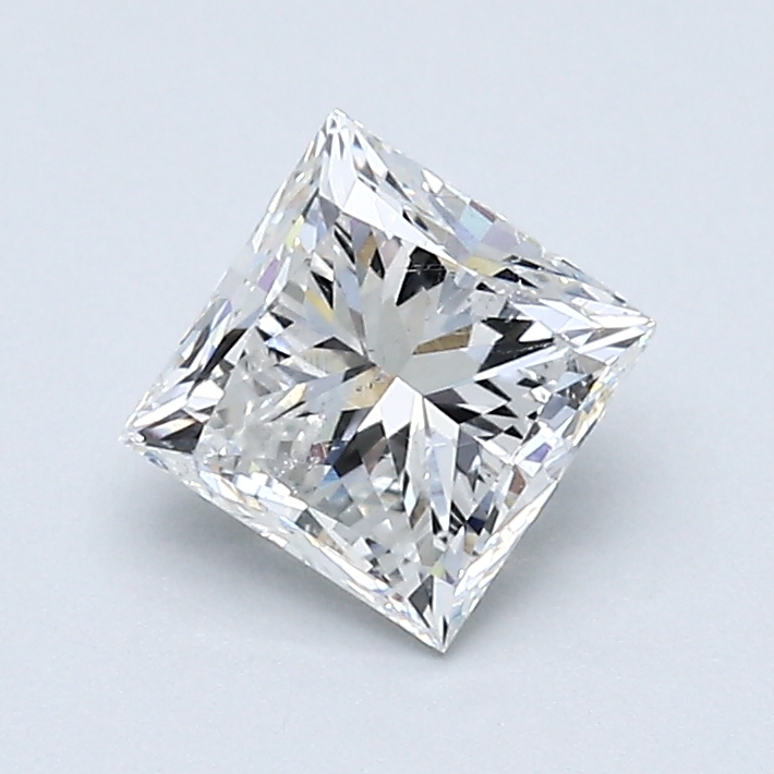 1 Carat Princess Cut Natural Diamond