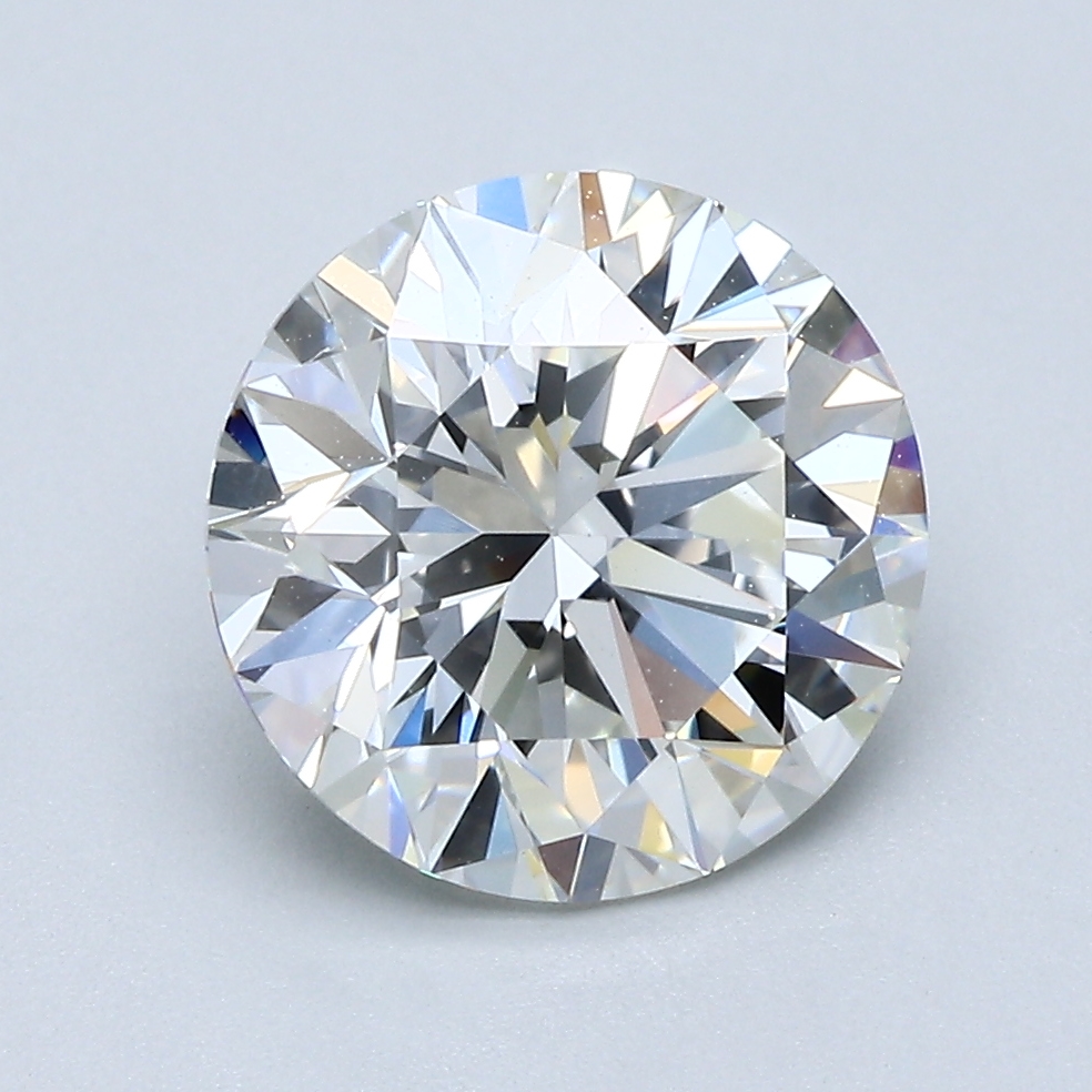 3.02 Carat Round Cut Natural Diamond