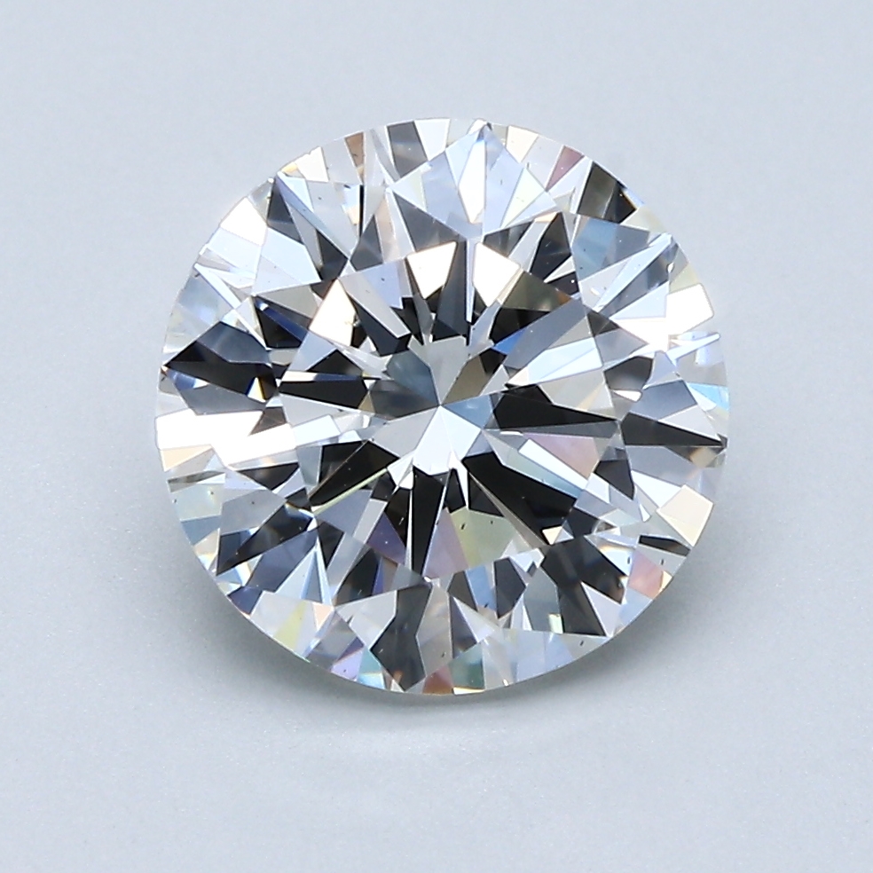 3.02 Carat Round Cut Natural Diamond