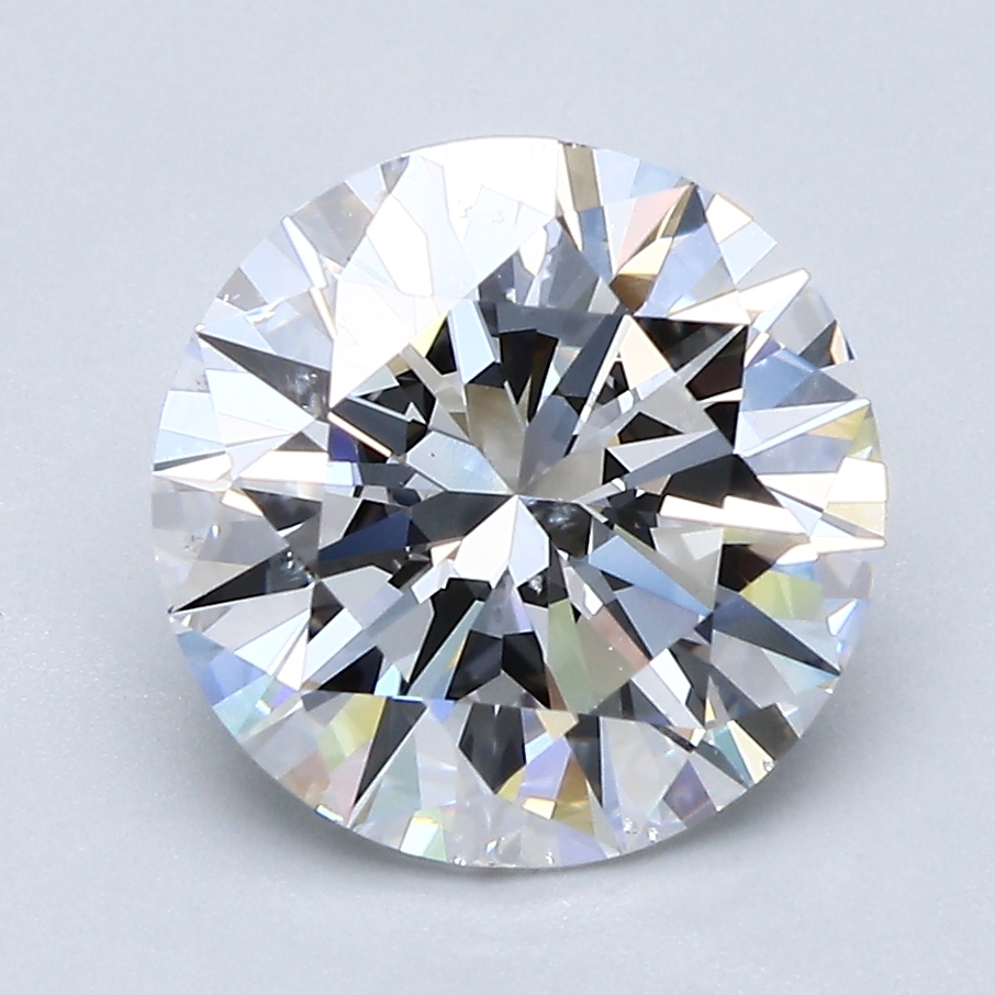 3.03 Carat Round Cut Natural Diamond