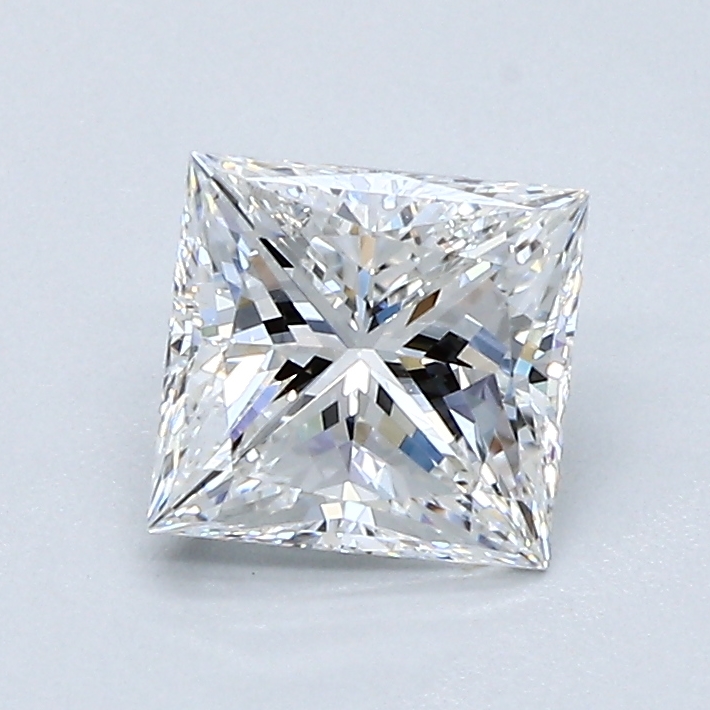 1 Carat Princess Cut Natural Diamond