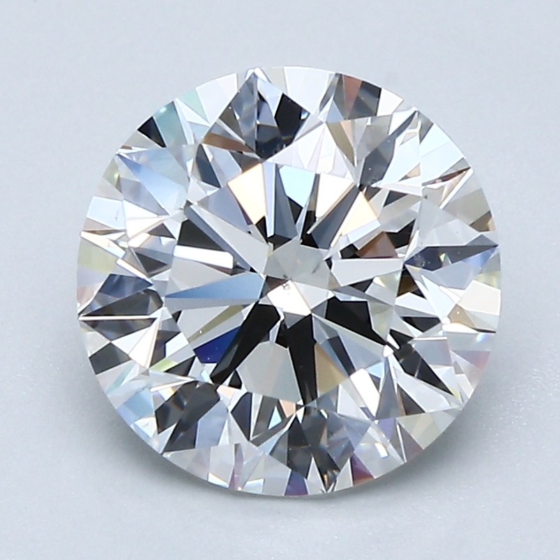 2.5 Carat Round Cut Natural Diamond