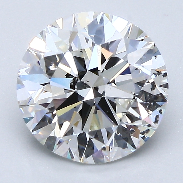 2.5 Carat Round Cut Natural Diamond