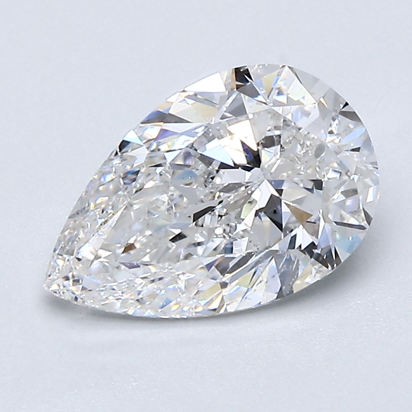 1.7 Carat Pear Cut Natural Diamond