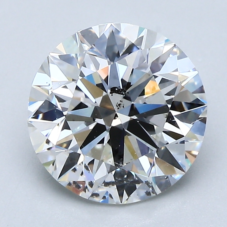 2.5 Carat Round Cut Natural Diamond