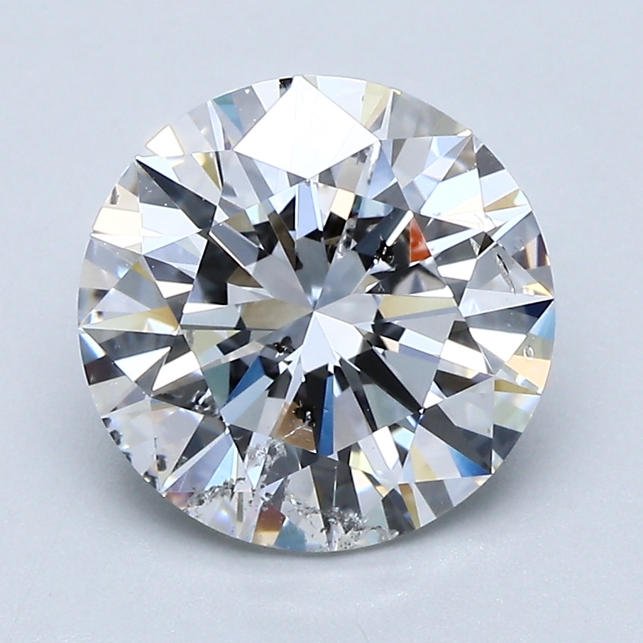 3.01 Carat Round Cut Natural Diamond