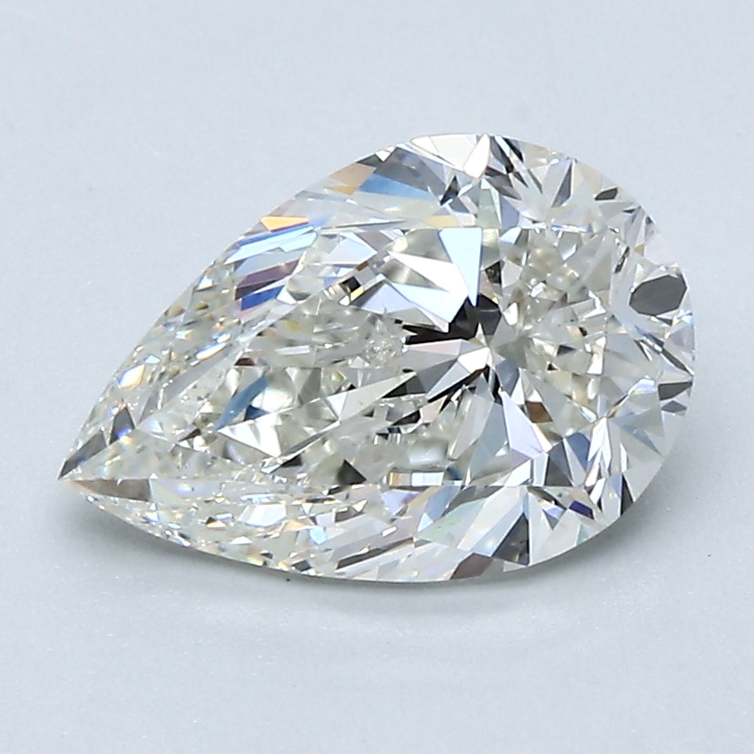 1.9 Carat Pear Cut Natural Diamond