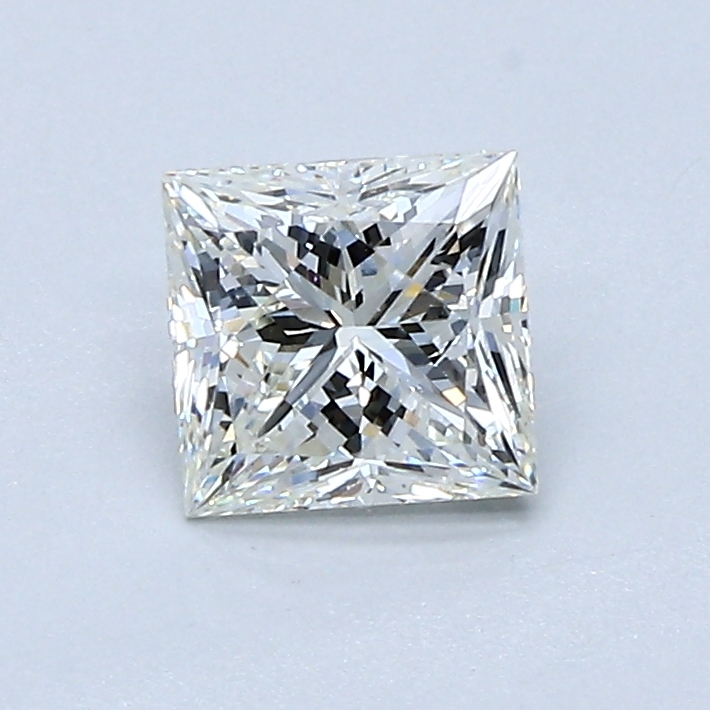 0.74 Carat Princess Cut Natural Diamond