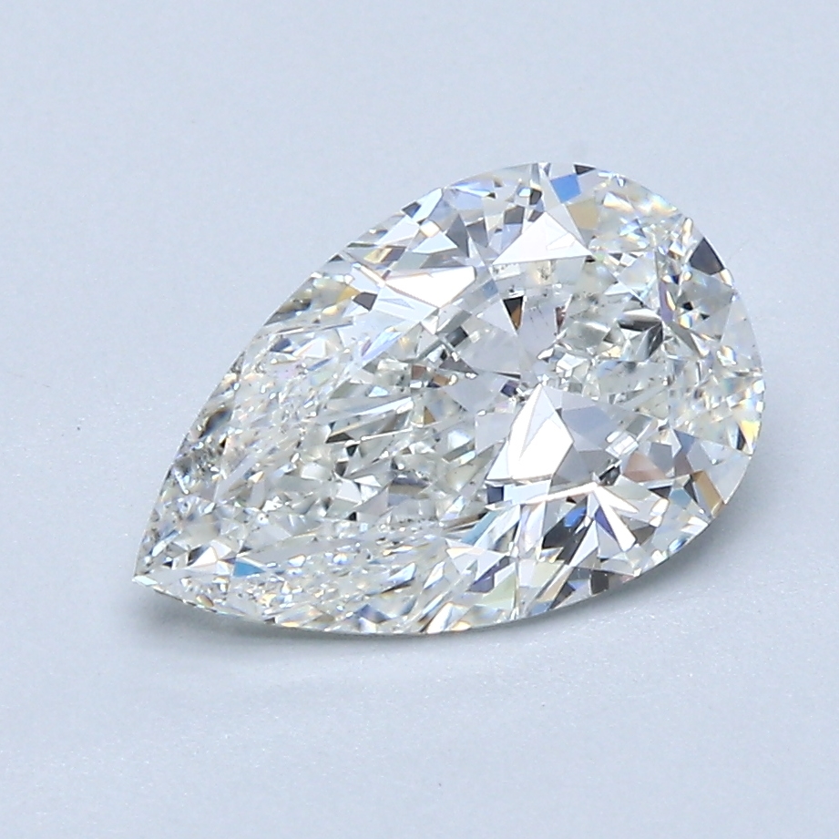 1.7 Carat Pear Cut Natural Diamond