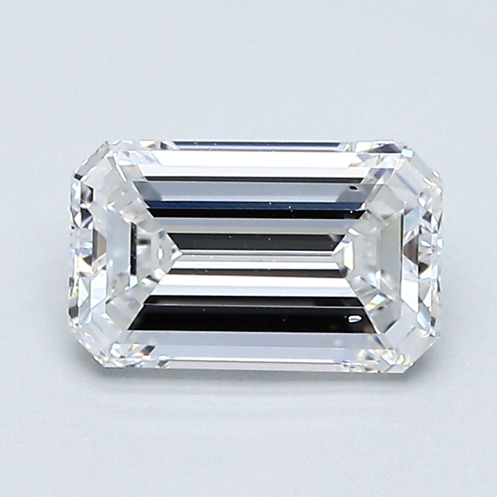 1 Carat Emerald Cut Natural Diamond