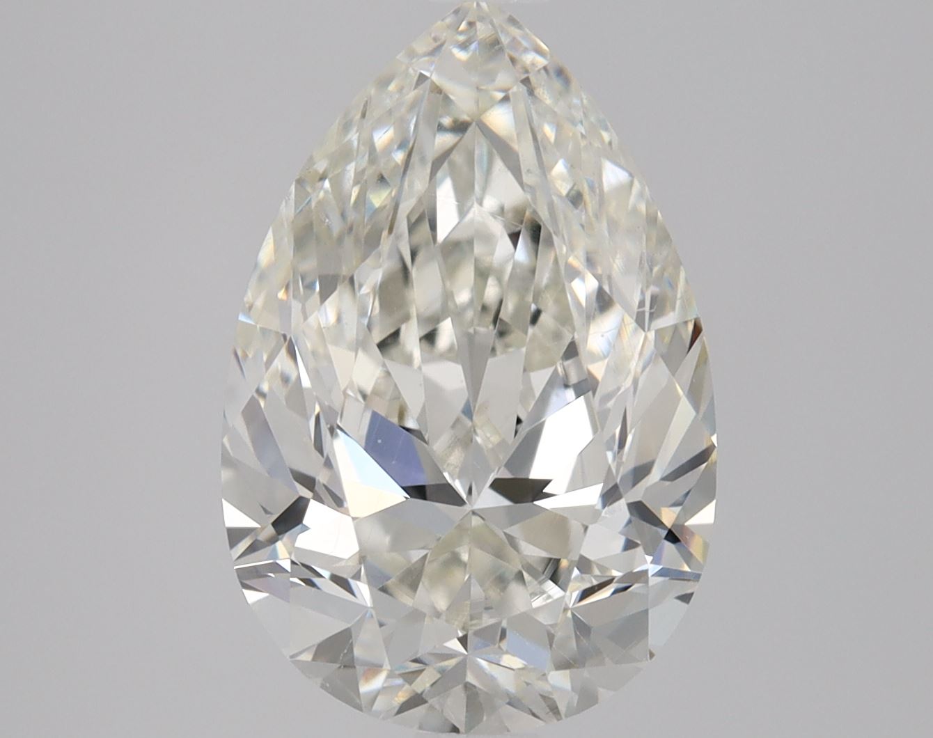 2.01 Carat Pear Cut Natural Diamond