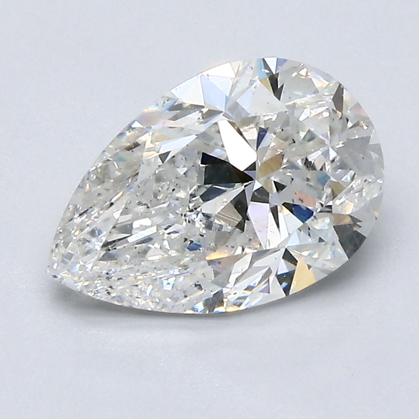 2.01 Carat Pear Cut Natural Diamond