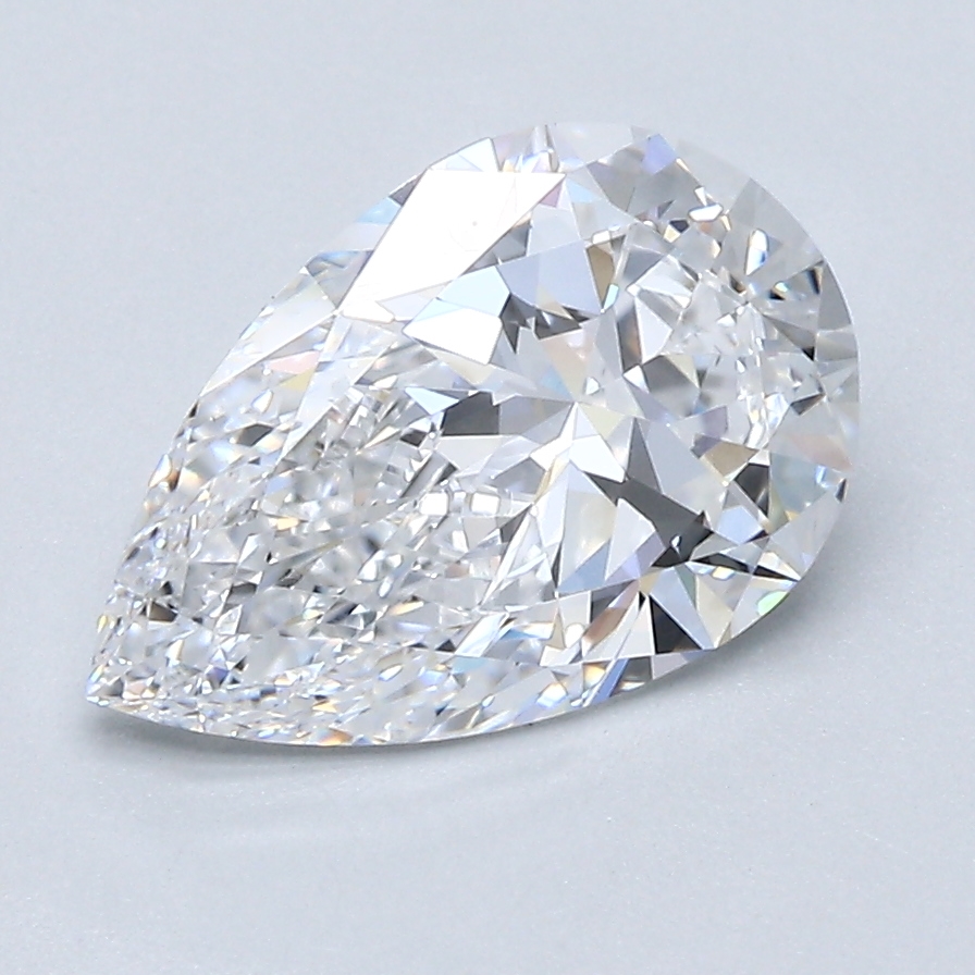 2.01 Carat Pear Cut Natural Diamond