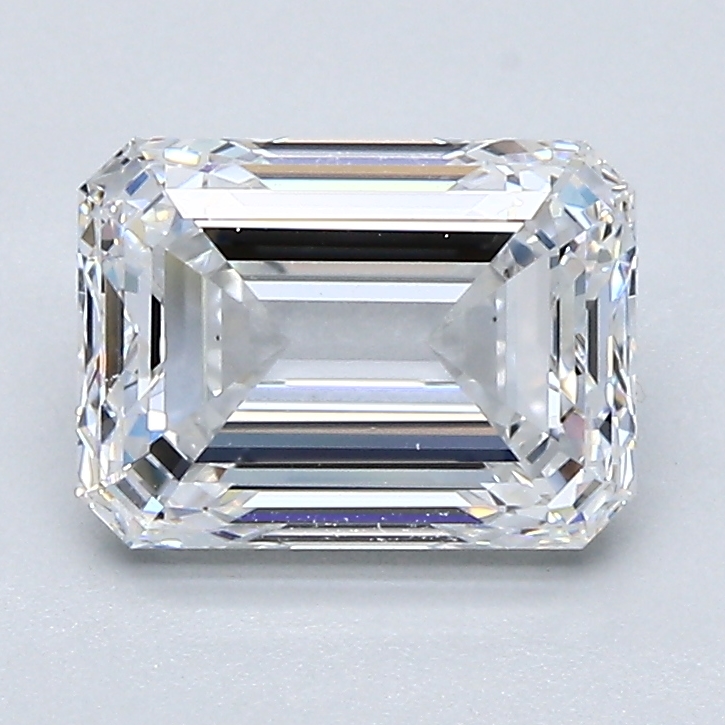 1.82 Carat Emerald Cut Natural Diamond