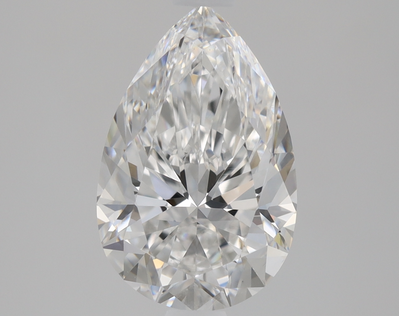 1.5 Carat Pear Cut Natural Diamond