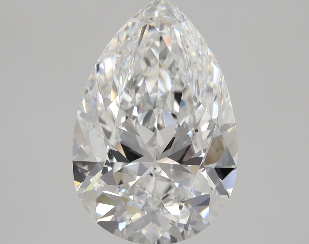 1.71 Carat Pear Cut Natural Diamond