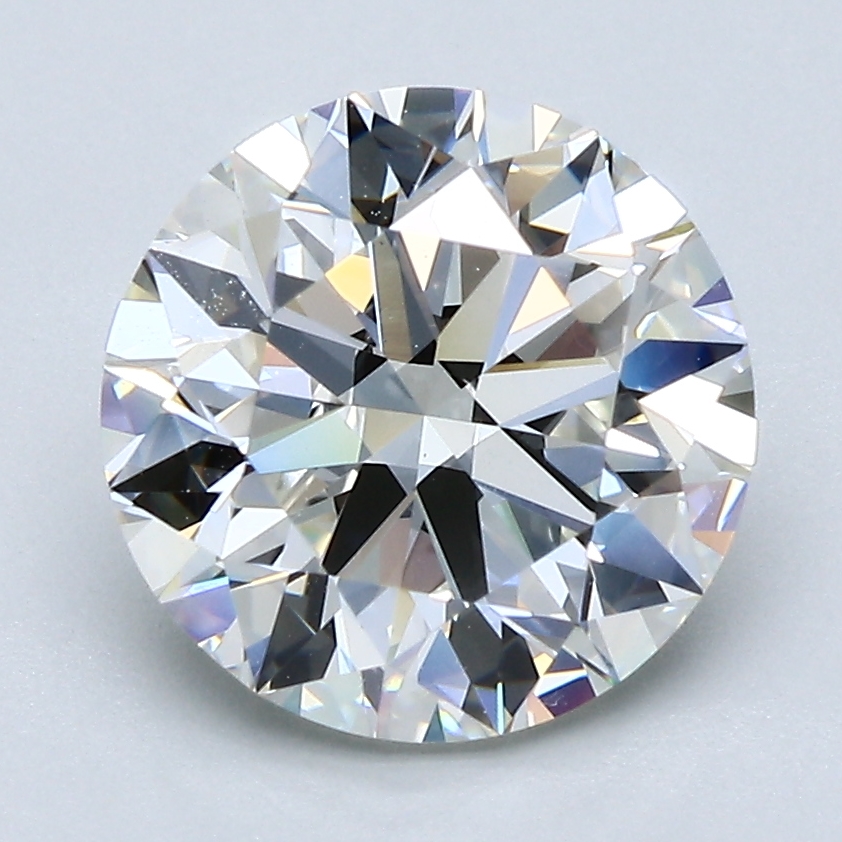 3.01 Carat Round Cut Natural Diamond