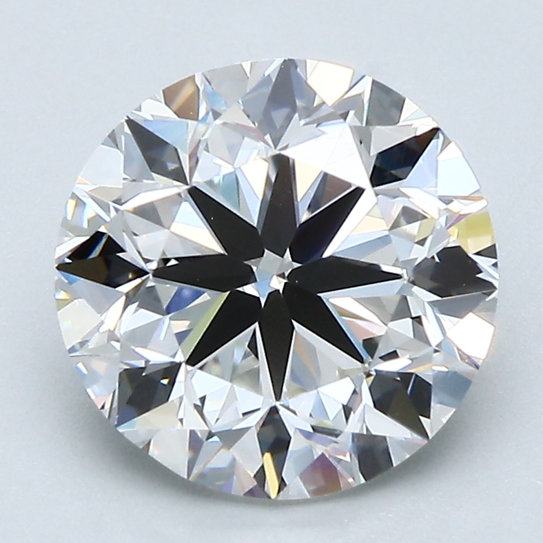 3.01 Carat Round Cut Natural Diamond