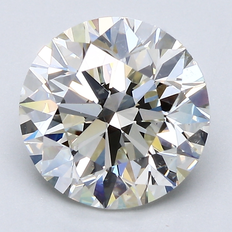 3.01 Carat Round Cut Natural Diamond