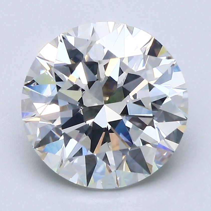 3.07 Carat Round Cut Natural Diamond