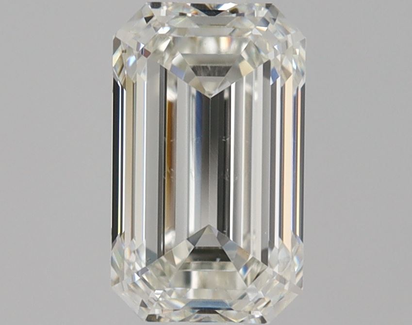 0.9 Carat Emerald Cut Natural Diamond