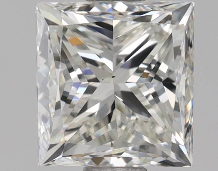 1 Carat Princess Cut Natural Diamond