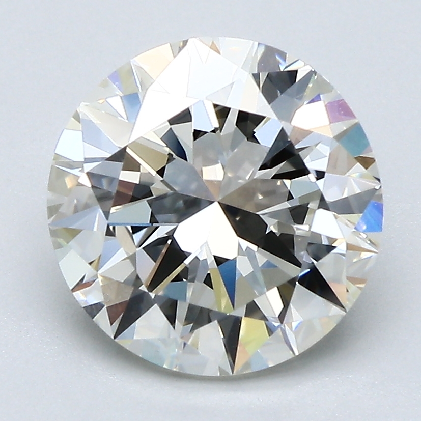 3.01 Carat Round Cut Natural Diamond