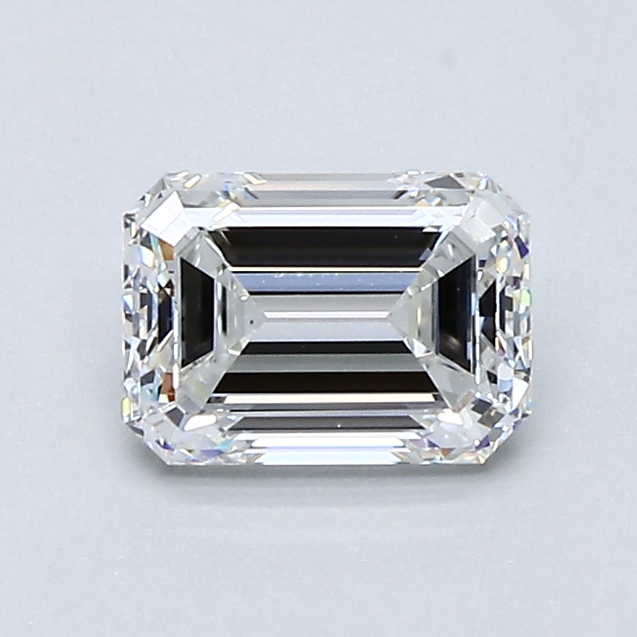 0.9 Carat Emerald Cut Natural Diamond