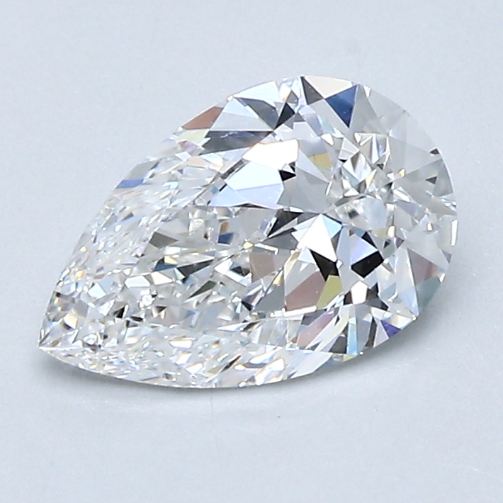 1.01 Carat Pear Cut Natural Diamond