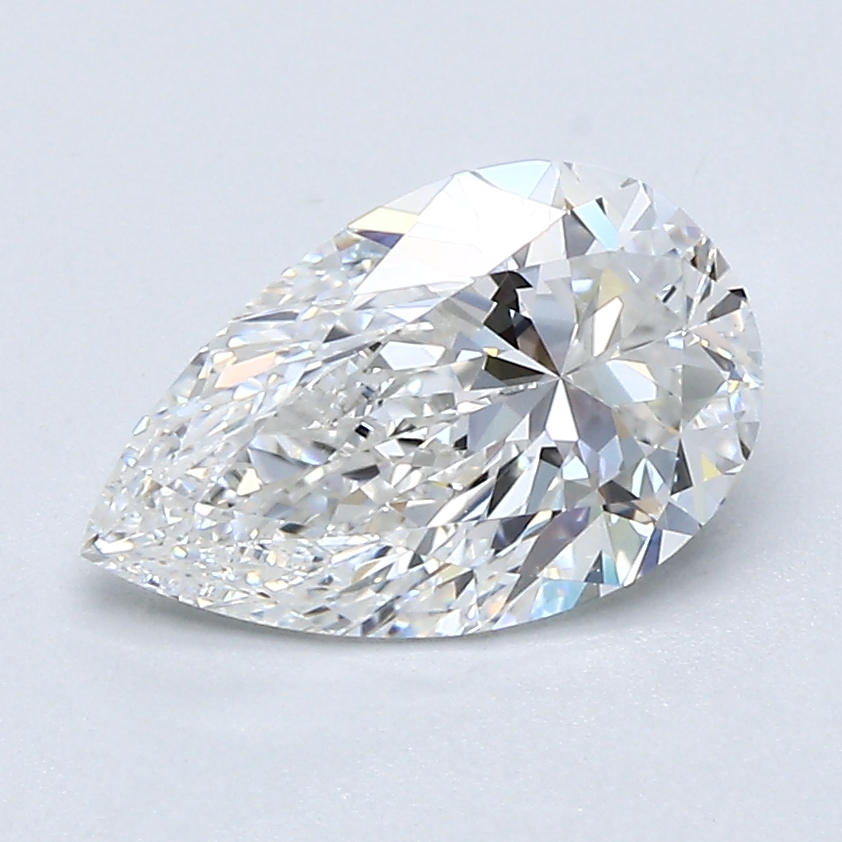 1.5 Carat Pear Cut Natural Diamond