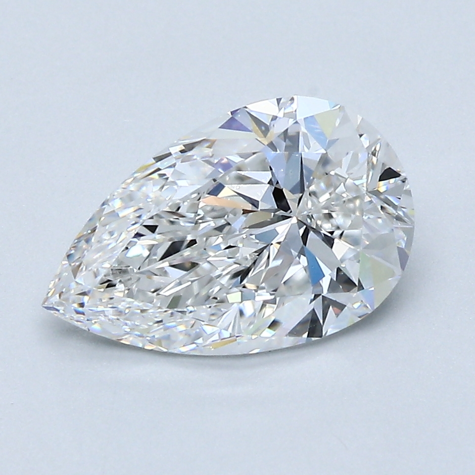 2.01 Carat Pear Cut Natural Diamond