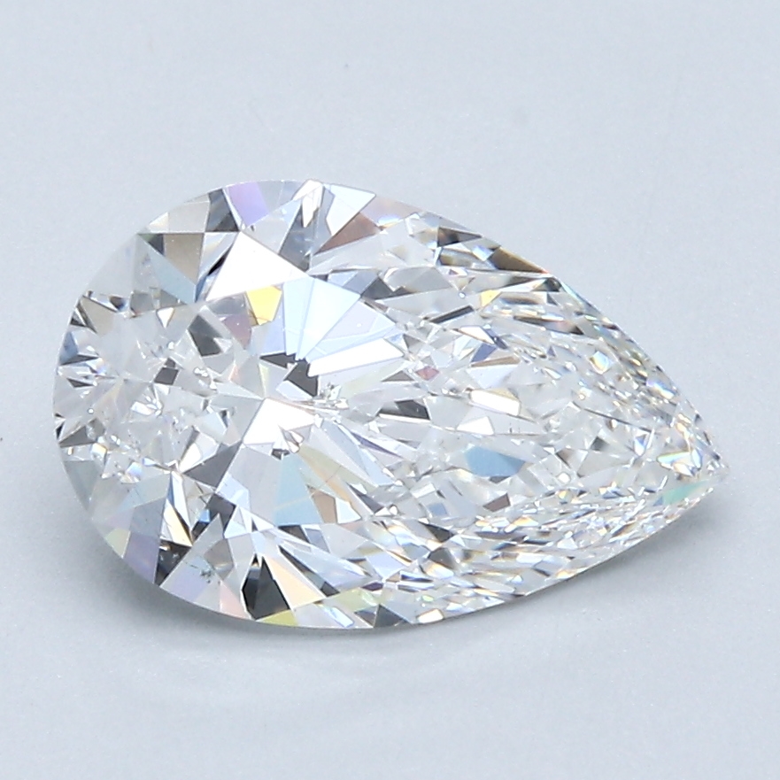 2.02 Carat Pear Cut Natural Diamond